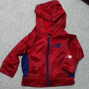 New Balance hoodie zip sweatshirt track jacket top 12 mo